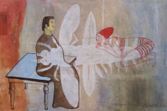 Bademeisters Traum / 2015 / 100x140 / Acryl auf Leinwand