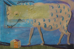 Goldesel  / 2012 / 40x60 / Acryl auf Papier